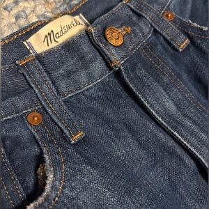 NWT Madewell 26W Indigo Denim Baggy Straight Jeans BRAND NEW!